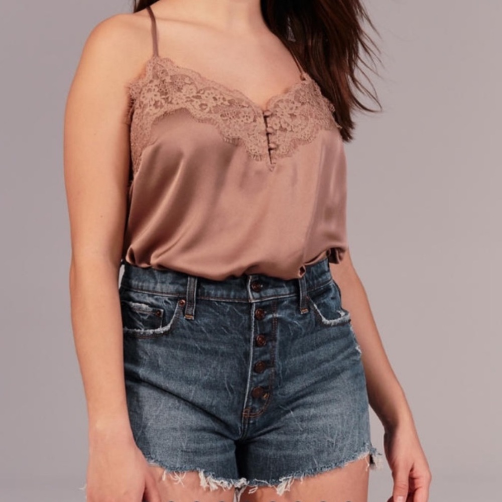 A&F High Rise Mom Shorts - Picture 6 of 6